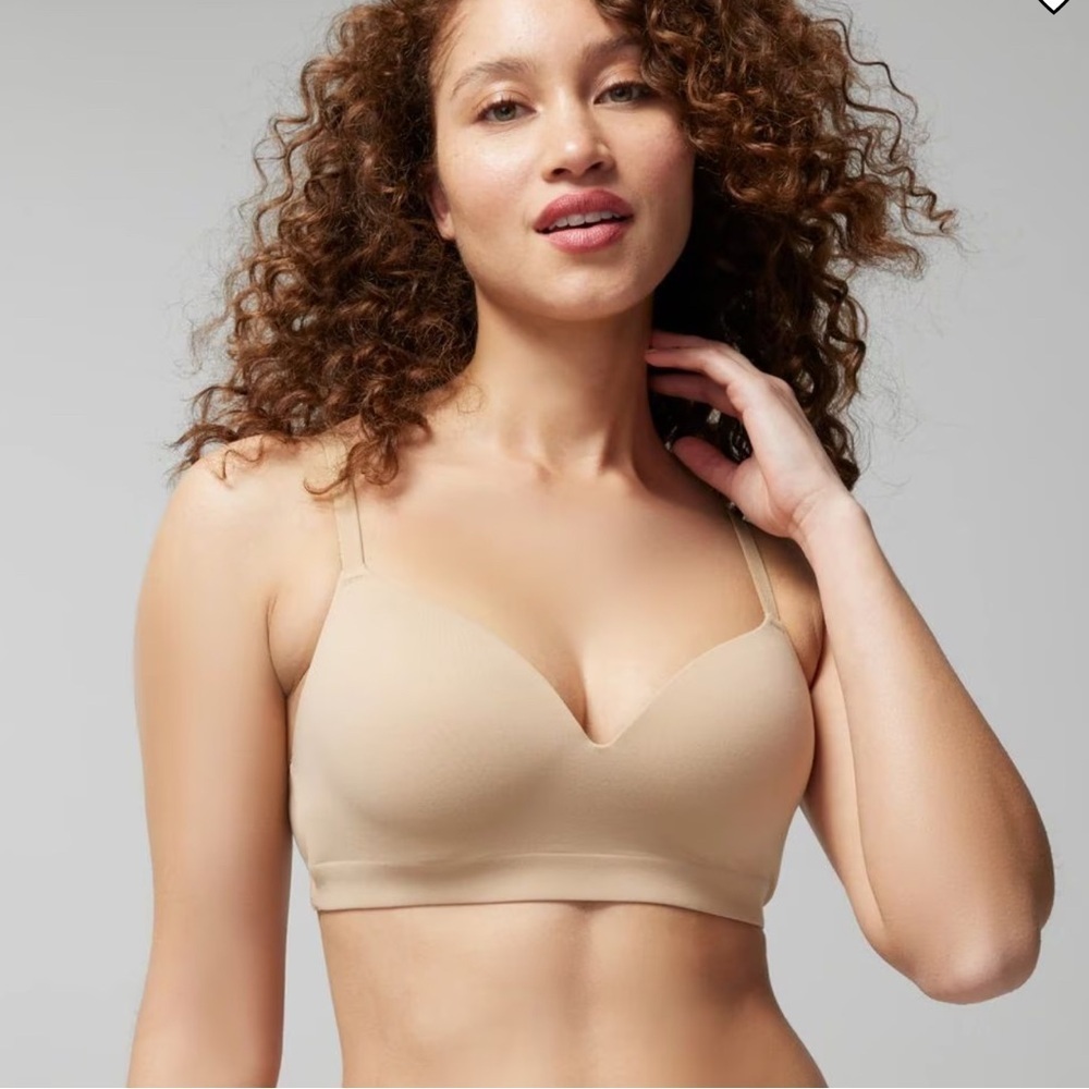Soma Enbliss Wireless bra warm amber nude 40DDD EUC